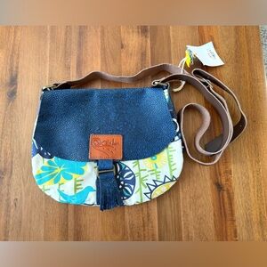Calle Luna Colorful Handcrafted Leather Patterned Crossbody Bag
